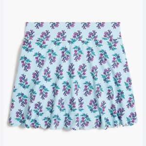 J. Crew Factory active skort with scalloped hem